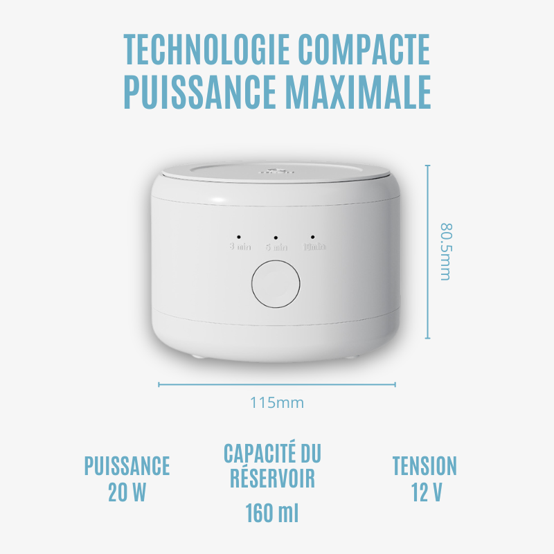 NETTOYEUR À ULTRASONS POUR APPAREILS DENTAIRES