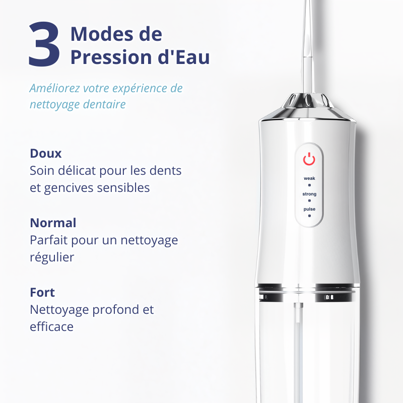 Hydropulseur dentaire compact