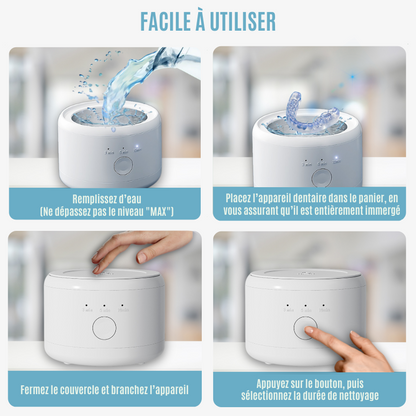 NETTOYEUR À ULTRASONS POUR APPAREILS DENTAIRES